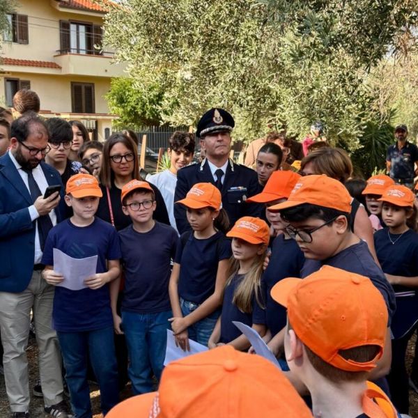 Un ulivo di memoria e speranza al Parco della Memoria di Capaci per il piccolo Claudio Domino, Un ulivo di memoria e speranza al Parco della Memoria di Capaci per il piccolo Claudio Domino
