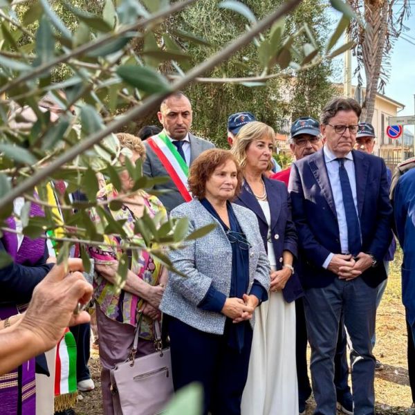 Un ulivo di memoria e speranza al Parco della Memoria di Capaci per il piccolo Claudio Domino, Un ulivo di memoria e speranza al Parco della Memoria di Capaci per il piccolo Claudio Domino
