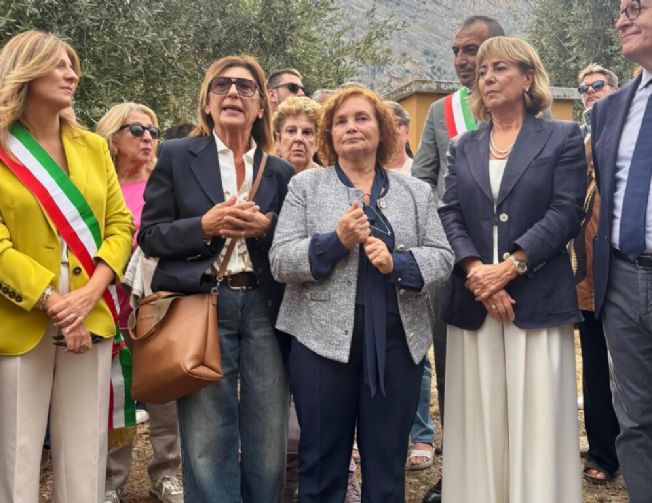 Un ulivo di memoria e speranza al Parco della Memoria di Capaci per il piccolo Claudio Domino, Un ulivo di memoria e speranza al Parco della Memoria di Capaci per il piccolo Claudio Domino