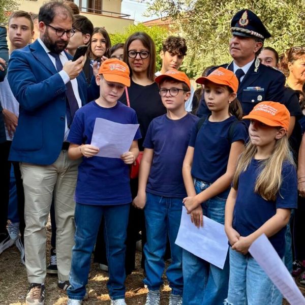 Un ulivo di memoria e speranza al Parco della Memoria di Capaci per il piccolo Claudio Domino, Un ulivo di memoria e speranza al Parco della Memoria di Capaci per il piccolo Claudio Domino