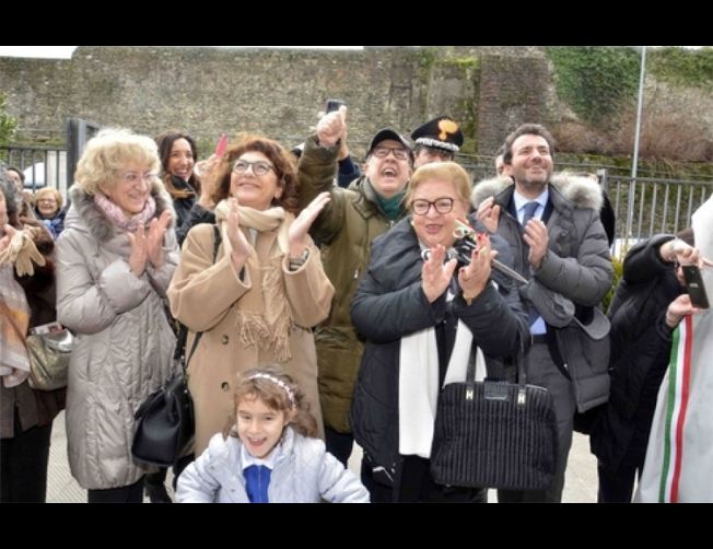 Una targa ad Antonio Montinaro, Vito Schifani e Rocco Dicillo, 